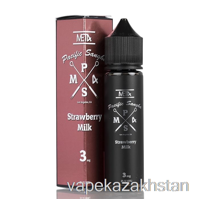 Vape Kazakhstan Pacific Sangha - Strawberry Milk by Met4 Vapor - 60mL 0mg